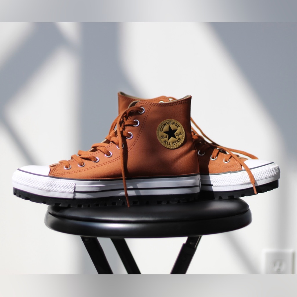 Orange Converse